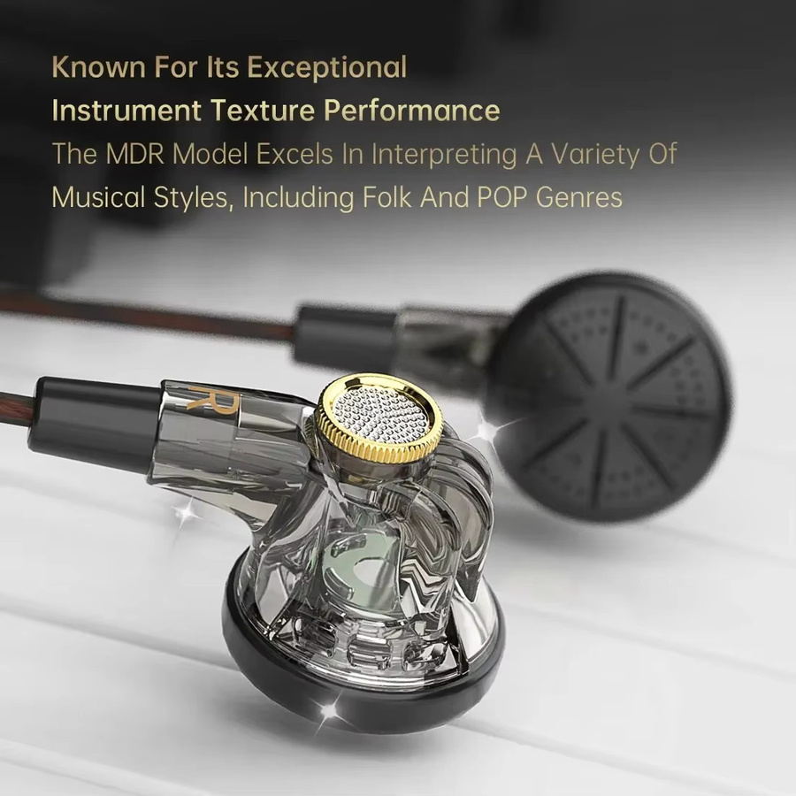QKZ MDR In-Ear Kopfhörer mit Mikrofon, kabelgebundene HiFi-Bass Sport-Ohrhörer, 3,5 mm AUX Anschluss, Weiß - Bild 2