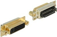 Delock Steckverbinder DVI 24+5 Buchse Lötversion in Silber und Gold - Bild 1
