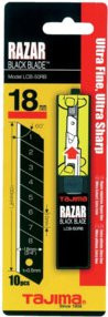 Tajima RAZAR BLACK Ersatzklingen 18mm LCB50RBC Schwarz 10 Stück - Bild 1
