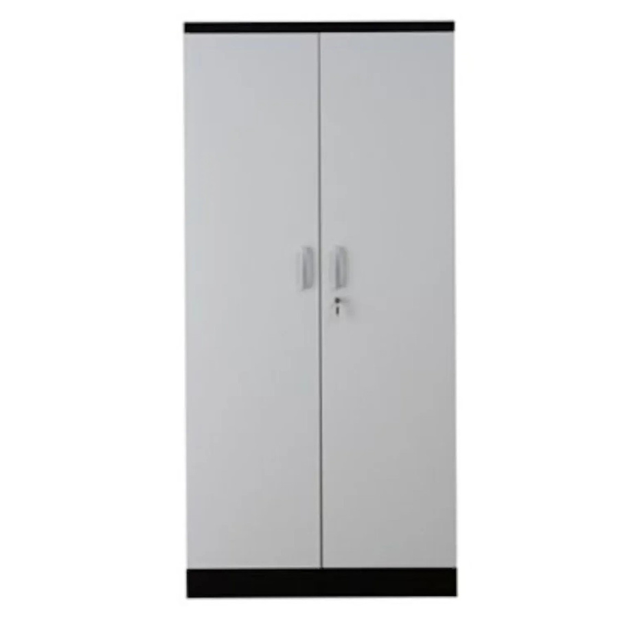 PROREGAL Aktenschrank Beetle mit 4 Fachböden und Schloss, Schwarz-Grau, H x B x T: 195 x 92 x 42 cm - Bild 2