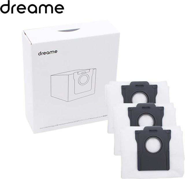 Dreame Ersatzbeutel für Roboterstaubsauger X40 Ultra, L40 Ultra, X50 Ultra und L10s Pro Ultra Heat, Farbe: Weiß - Bild 1