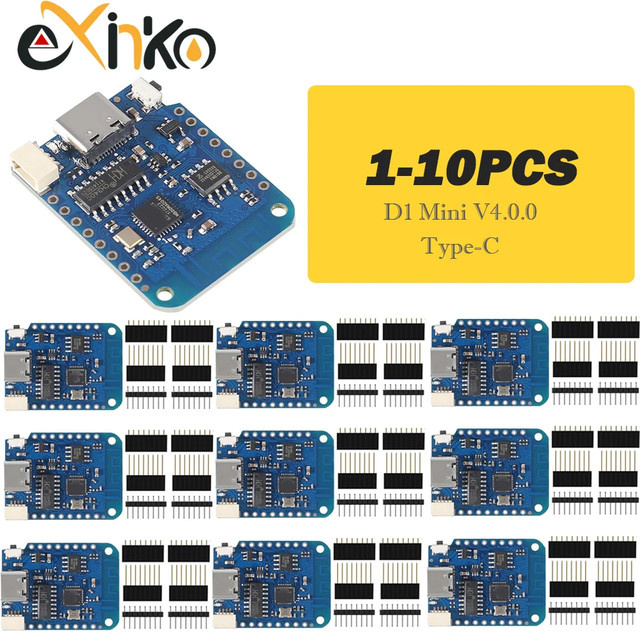 WeMos D1 Mini ESP8266 WIFI IoT Entwicklung Board V4.0.0 NodeMCU Lua Blue - Bild 1