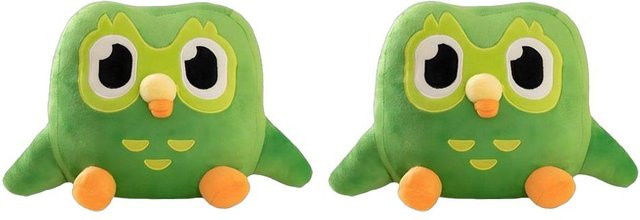 Yiran toy Duolingo Duo Die Eule, Plüschtier, Grün, ab 1 Jahr - Bild 1