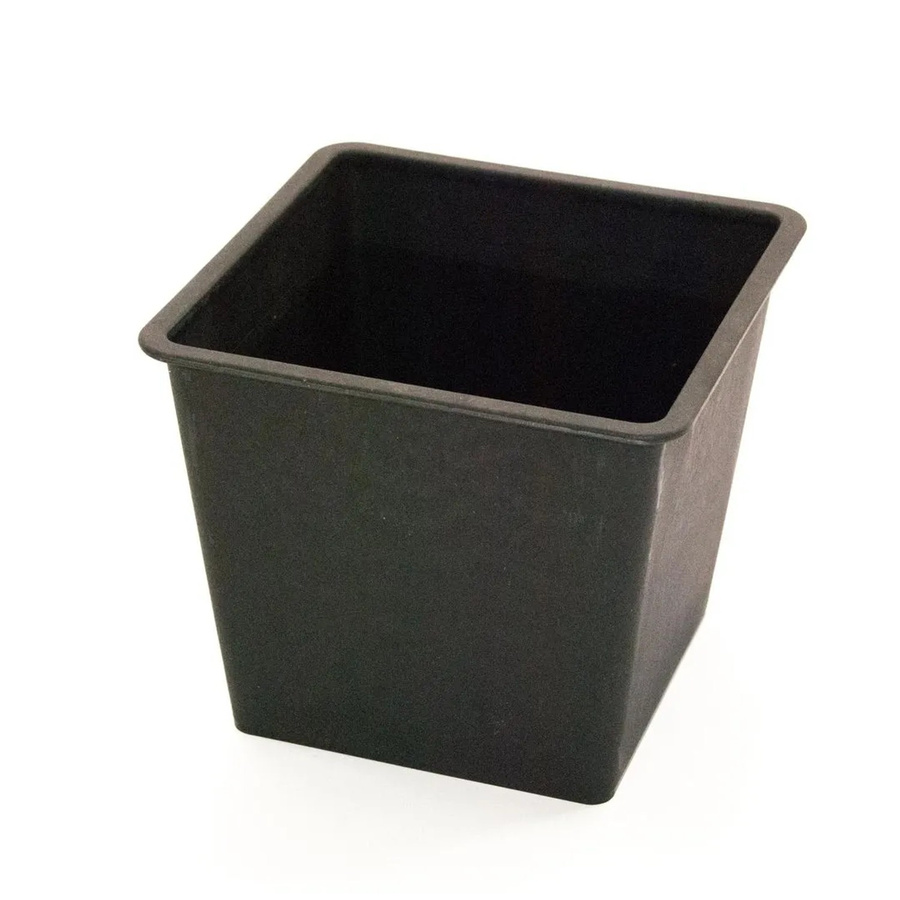 Elegant Einrichten Kunststoffeinsatz Pflanztopf quadratisch konisch, Schwarz, B/T/H: 42 x 42 x 38 cm - Bild 2
