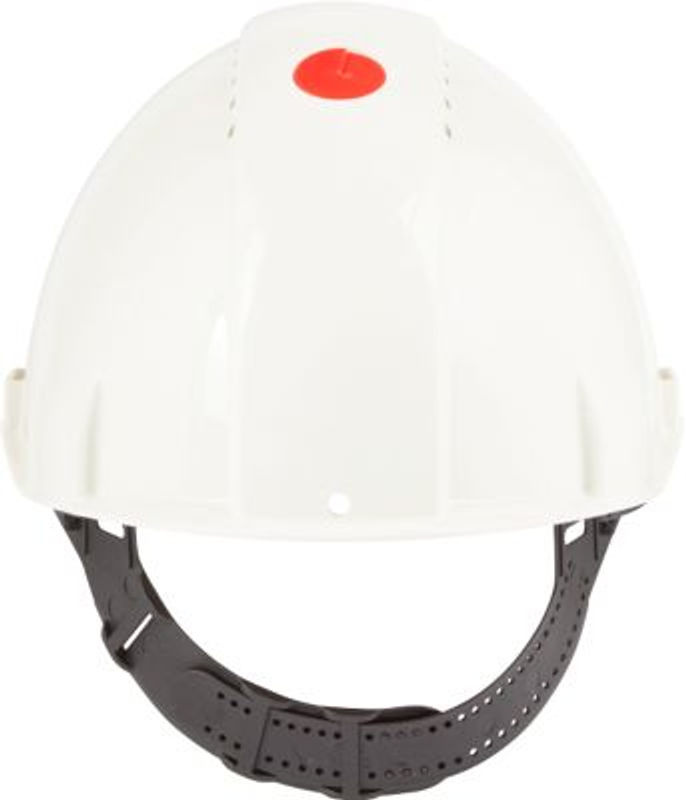 3M Schutzhelm G3000CUVWPRO1 Weiß mit kurzem Schirm, Belüftung und UV-Sensor - Bild 2