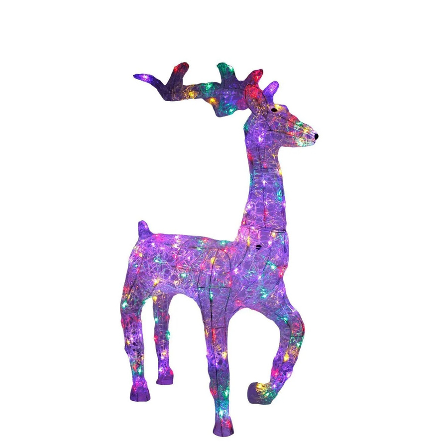 Lex XXL LED Acryl Hirsch Weihnachtsfigur Multicolor, Höhe: 120 cm - Bild 2