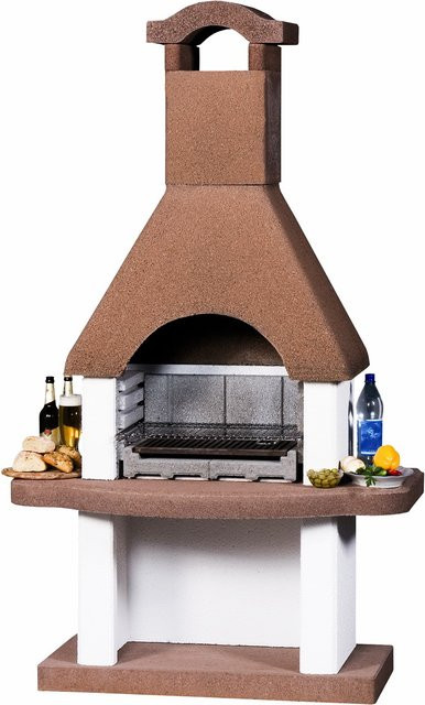 Grillkamin Gartenkamin Gartengrillkamin Nº5 B: 200 cm, H: 120 cm - Bild 1
