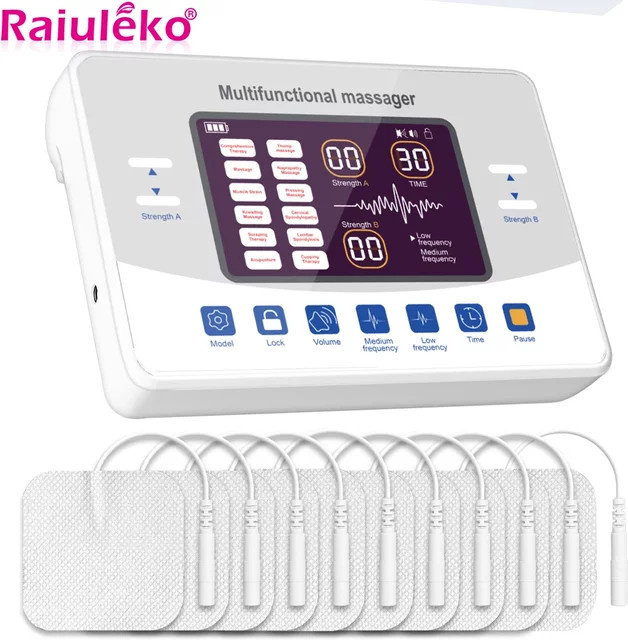 SANPKON Elektrisches Pulsmassagegerät, 12 Modi, Weiß, Unisex - Bild 1
