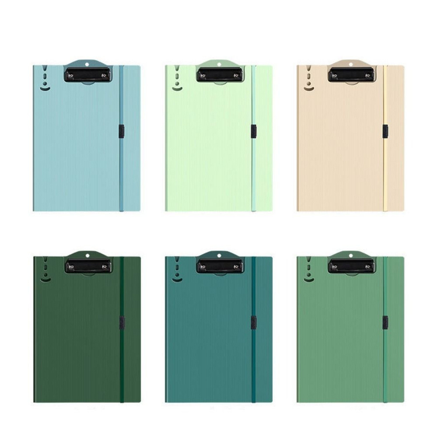 Yiran Furniture Wasserdichtes Klemmbrett A4 Memoboard mit Riemen und Schreibblock, faltbar und horizontal nutzbar - Bild 5