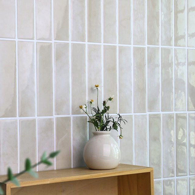 10 Stück Vividtiles Wandfliesen für die Küche, wasserdichte und selbstklebende Fliesenpaneele in geometrischem Design zur Renovierung von Haus und Wohnmobil - Bild 1