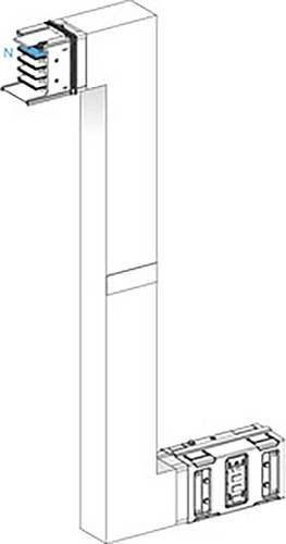 Schneider Electric KSA1000DZE41F KSA Z-Element Brandschott für Kleinverteiler, 1000A, hochkant, aufwärts-abwärts - Bild 1