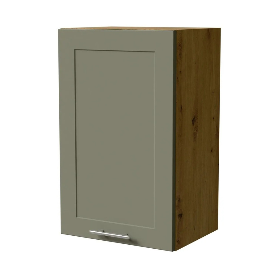 Feldmann-Wohnen Hängeschrank Oslo W2/45 in Eiche Artisan und Reed Green Matt mit Soft-Close-Türen, B/T/H: 45 x 32,5 x 72 cm - Bild 2