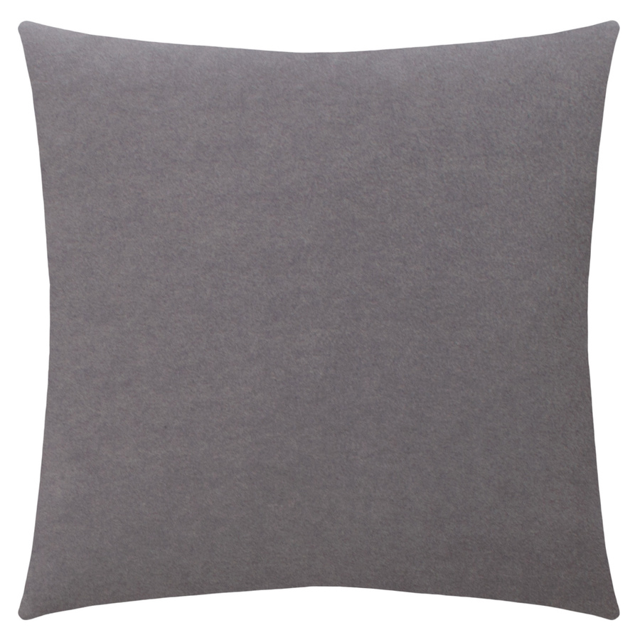 Zoeppritz Soft-Fleece Kissenhülle Grau, Quadratisch, B/T/H: 40 x 40 x 40 cm - Bild 1