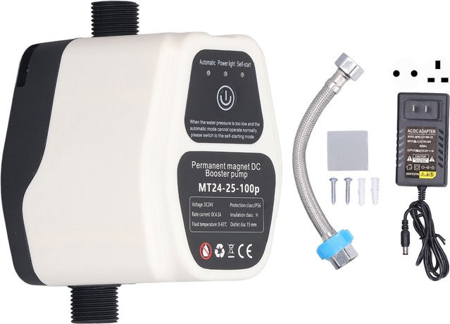 Fdit Druckerhöhungspumpe mit intelligenter Erkennung, 100 W, 24 V, 25 l, leise Ausführung - Bild 1