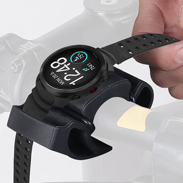 Uhrenhalterung Silikon, Fahrrad Lenker, für Tomtom, Ticwatch, Suunto, Unisex - Bild 1