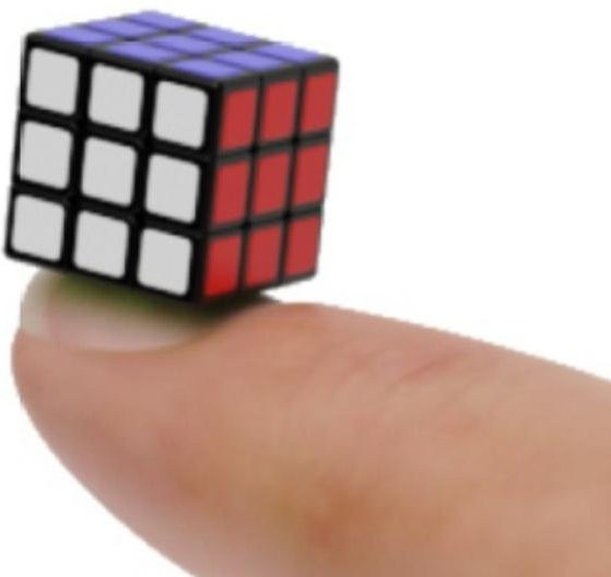 Topmix Mini Zauberwürfel Puzzle, Schwarz, ab 6 Jahren - Bild 1