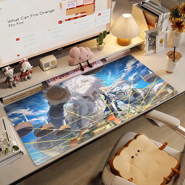 Jing Yuan Honkai Star Rail Mauspad Multicolor rutschfeste Gamer Schreibtischunterlage für Laptop und Büro - Bild 1