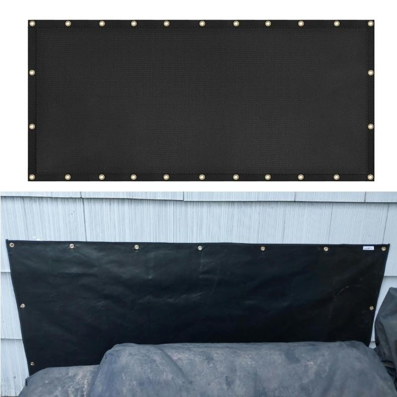 Deamos Feuerfeste Hitzeschilde aus Glasfaser und Silikon für Grill und Terrasse, Breite: 91,5 cm, Höhe: 183 cm - Bild 5