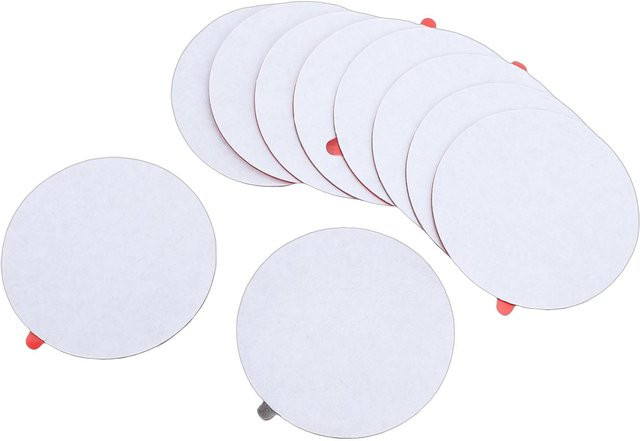 KONNWEI 10 Stück Runde Nockenhalterung Montageplatte für Platine und GPS Kamera mit doppelseitigen Klebepads, Farbe: Weiß, Durchmesser: 6 cm - Bild 1