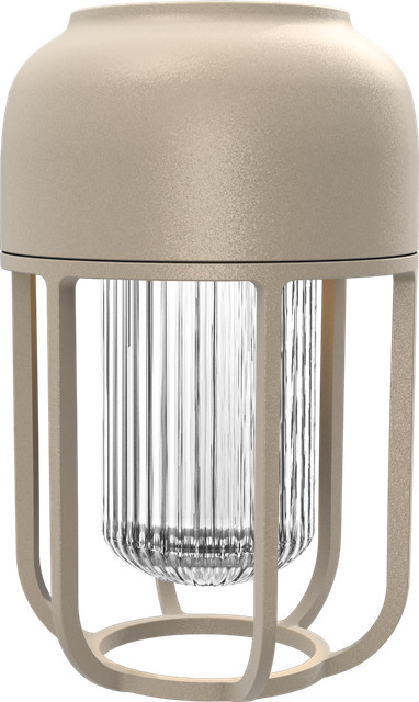 HOUE Light No 1 Akku und Solarleuchte LED Tischleuchte in Beige - Bild 1