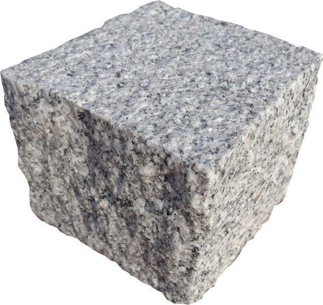 Eurostone Granit-Pflaster Grau Gestockt Gespalten B/T/H: 9 x 9 x 8 cm - Bild 1