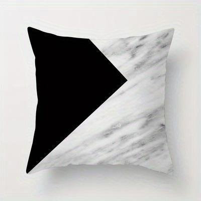 Moderne geometrische und abstrakte Kissenbezüge von Tinika Chen aus Peach Skin für Sofa und Schlafzimmer, B/H: 18 x 18 cm - Bild 1
