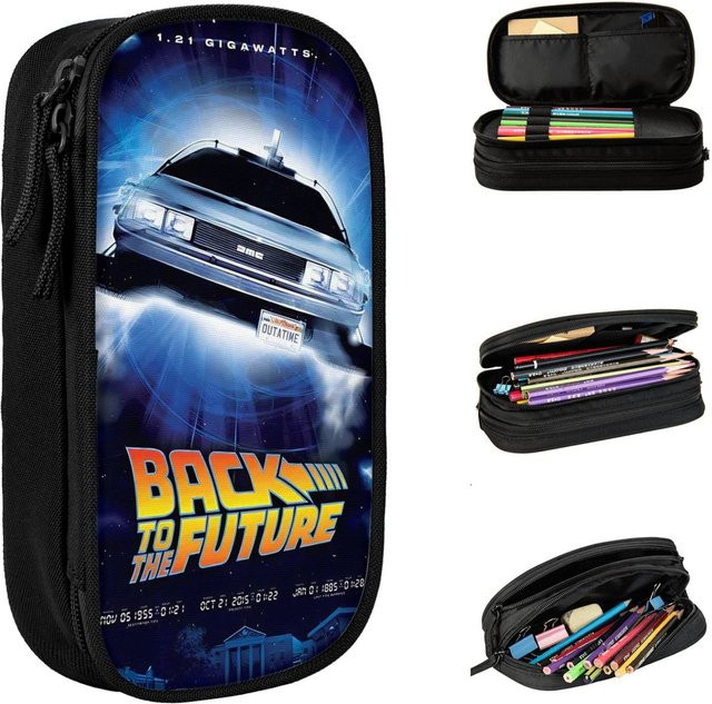 Back To The Future Federmäppchen mit großem Fassungsvermögen für Studenten und Büro - Bild 1