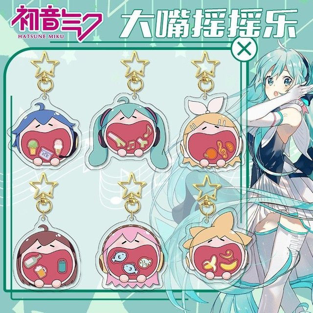 Hatsune Miku Acryl-Schlüsselanhänger, Anime-Anhänger - Bild 1