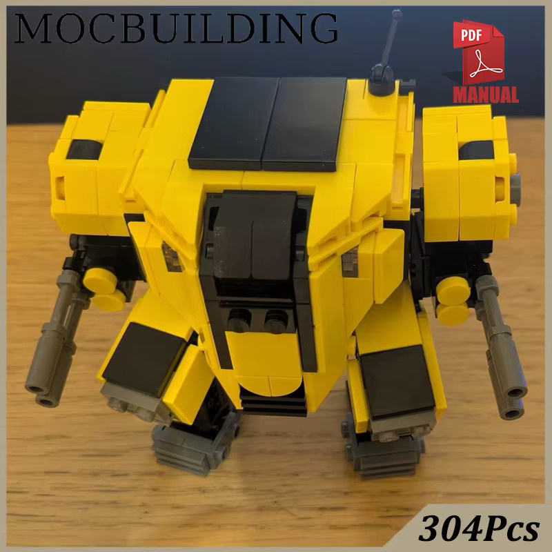 MOCBUILDING EXO-45 MOC Automatisiertes Kampfflugzeug-Modell, Bausteine - Bild 1