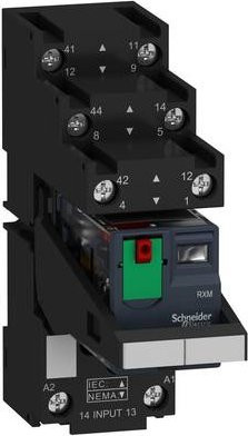 Schneider Electric Miniaturrelais RXM2AB2P7PVS in Schwarz, 30 Stück - Bild 1