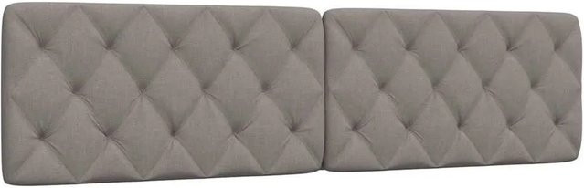 vidaXL Kopfteil-Kissen in Taupe aus Polyester, Breite: 200 cm - Bild 1