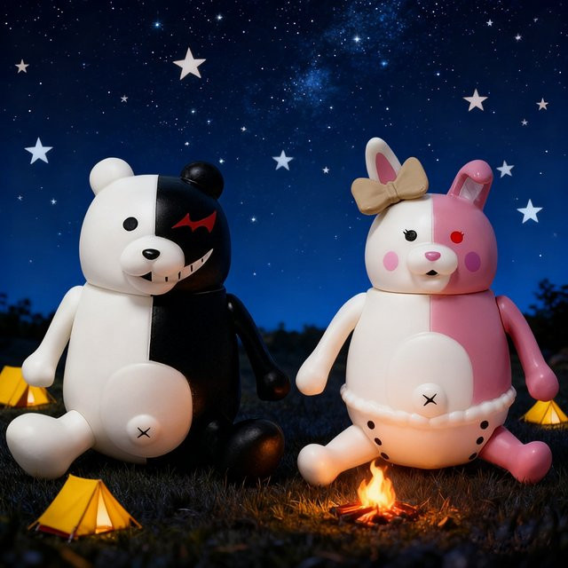 Bandai Danganronpa Monokuma Monomi, Actionfigur, Rosa, Kunststoff - Bild 1