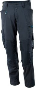 Mascot Arbeitshose mit Knietaschen und Reflexstreifen in Schwarzblau aus Stretchstoff mit Cordura-Material - Bild 1