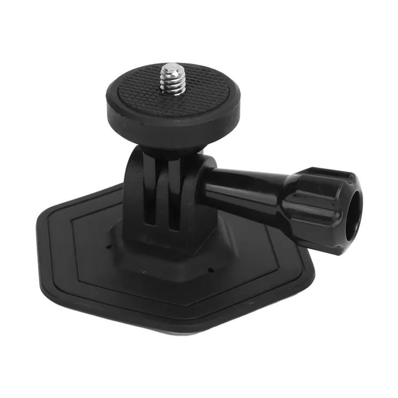 Fishine Flexible Klebehalterung für Action Kamera, Basis für Insta360 Black und Action 4, Farbe: Black - Bild 4