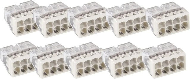 WAGO 2273 Verbindungsklemmen Set, 8-polig, 0,5-2,5 mm², Kunststoff, 10 Stück - Bild 1