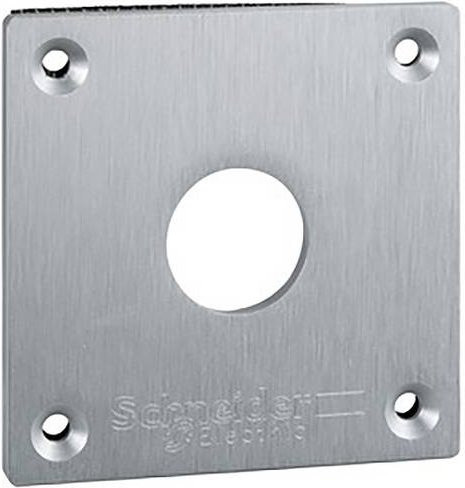 Schneider Electric XAPE301 Abdeckplatte aus Aluminium in Silber mit IP65 Schutzart und Flush-Design - Bild 1