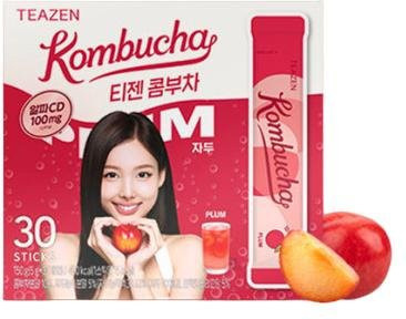 TEAZEN Kombucha Instant-Drink Melone Pflaume 30 Stück - Bild 1