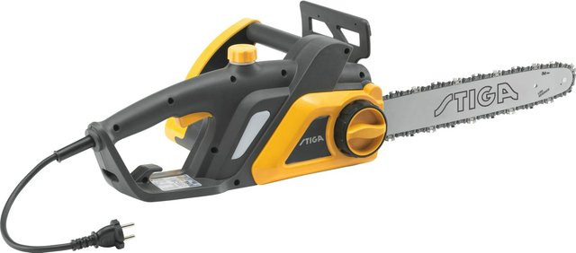 Stiga Elektro-Kettensäge CS 122c in Gelb mit 2200W und 40 cm Schwertlänge - Bild 1