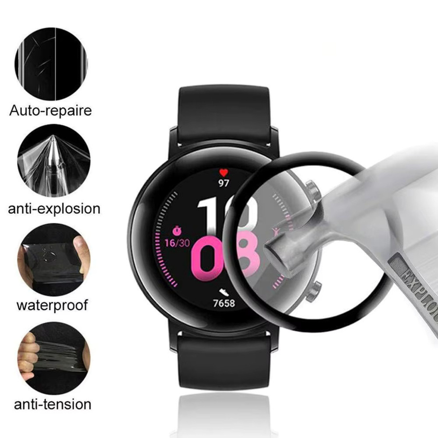 Huawei Uhrenarmband Silikon, Schwarz, Unisex - Bild 1
