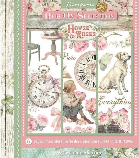 XL Rub On Sortiment House of Roses - Bild 1