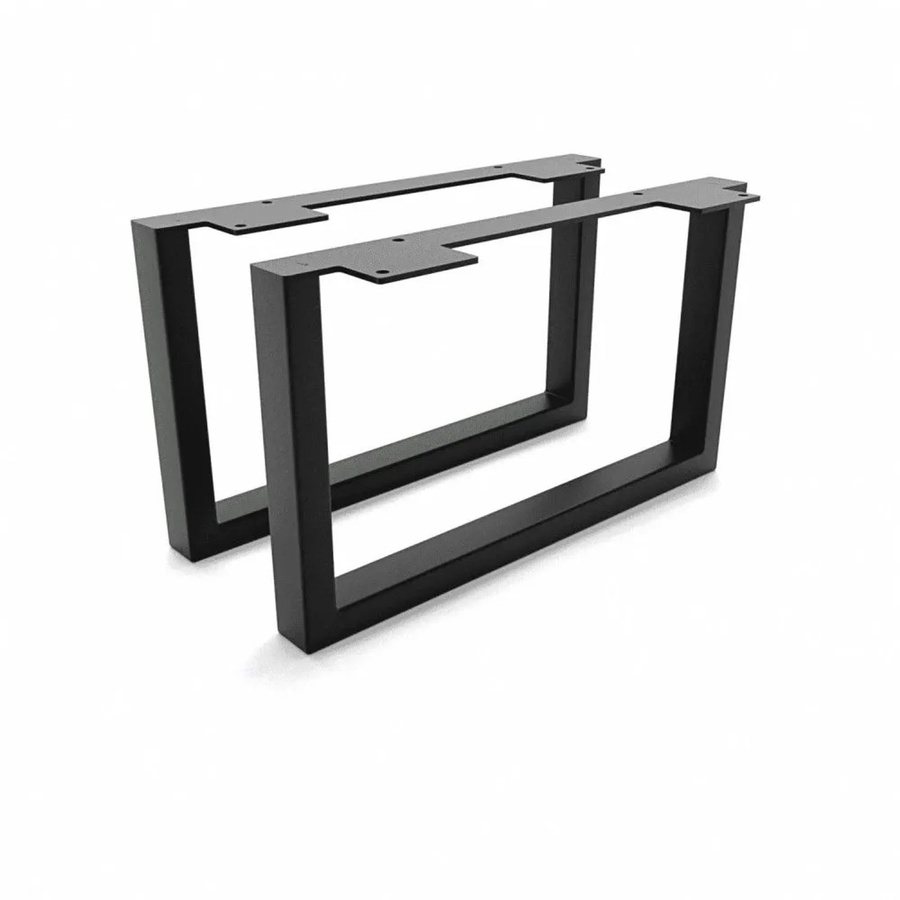 HEVVA Möbelfüße GRAZ 2er Set Schwarz Höhe: 20 cm, Tiefe: 35 cm - Bild 2