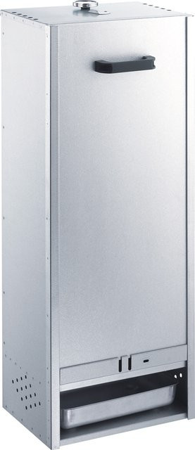 Peetz Alu-Räucherofen 880 für 28 Fische liegend oder hängend, silber, mit Schieber - Bild 1