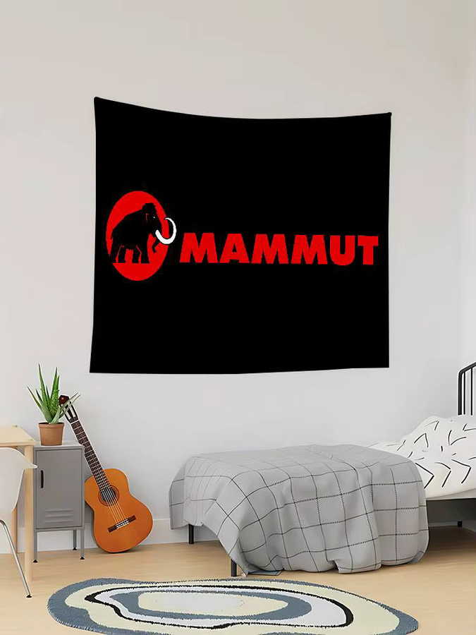 52TOYS MAMMUTS Logo-Flagge aus Polyester in Schwarz als dekoratives Wandbanner - Bild 7