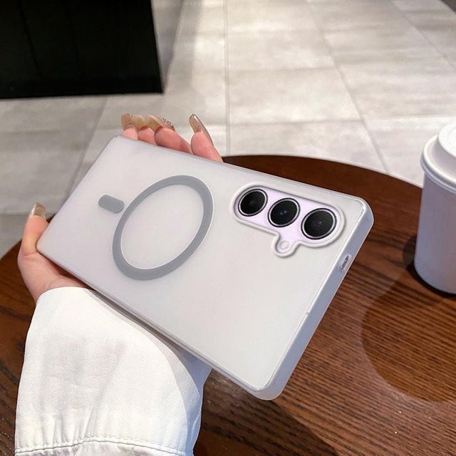 Transparente MagSafe Magnetische Handyhülle für Samsung Galaxy A56 A36 A26 A16 A55 A35 A25 A15 A54 5G A35 A14 A06 A05S - Bild 1