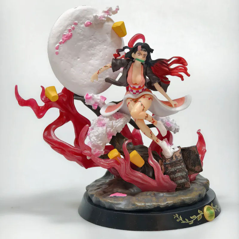 Bandai Ghost Slayer Klinge Magischer Würfel Anime Figur aus Kunstharz, mehrfarbig, Desktop-Dekoration Ornament - Bild 3