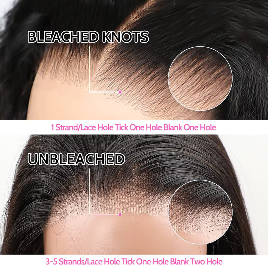 ISEE HAIR HD-Spitzenperücke, Echthaar, Körperwelle, Damen - Bild 3