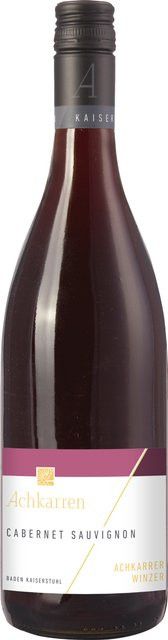Achkarrer Winzer Cabernet Sauvignon Rotwein, Baden, 2021, trocken, 0,75 l - Bild 1