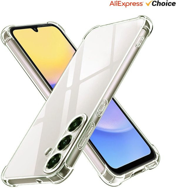 Transparente Silikon Schutzhülle für Samsung Galaxy A55 A54 A35 A34 A15 A12 A23 A32 A05 A05s A70 A50 A52 A52S A10 - Bild 1