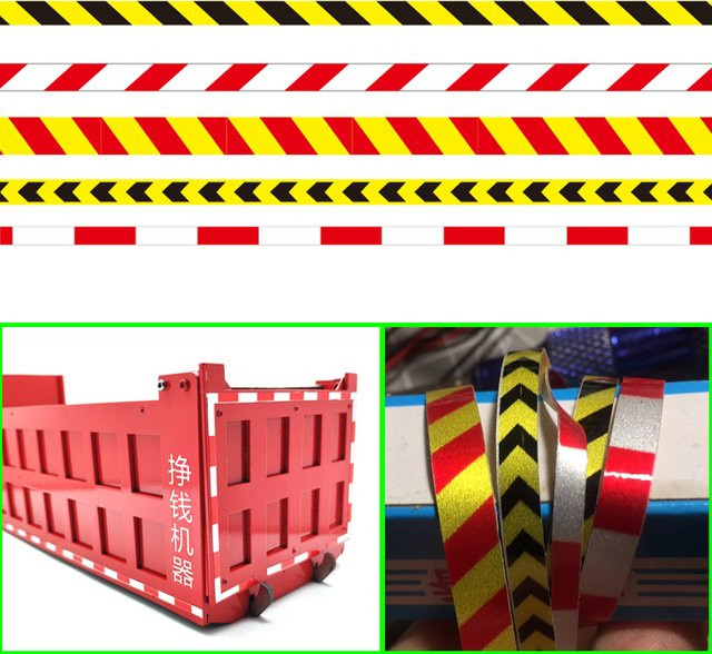 Tamiya Reflektierender Warn-Autoaufkleber, Zubehör, 1:14, Bunt / Mehrfarbig - Bild 1