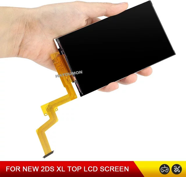HeroAngel Ersatz-LCD-Bildschirm für Nintendo New 2DS XL LL in Schwarz - Bild 1